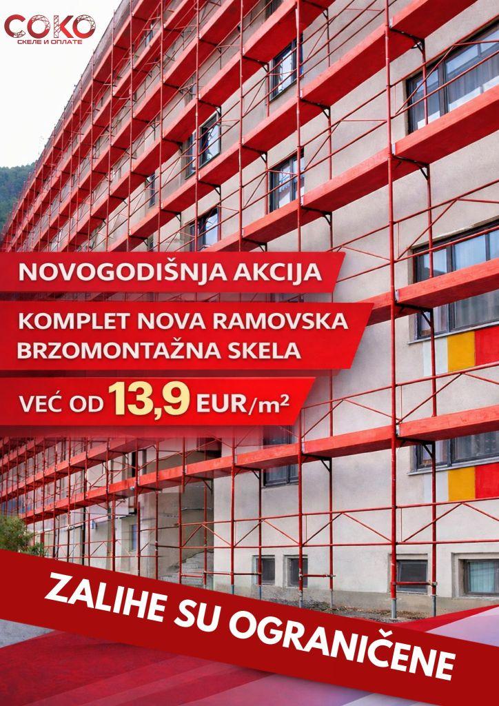 Skela – Ramovska građevinska skela na popustu 44%