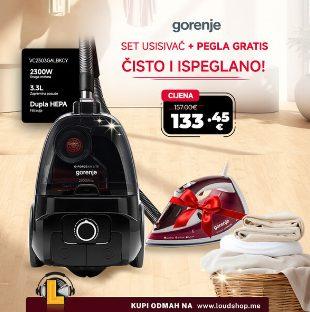 Čisto i ispeglano – uz Gorenje set po super cijeni!
