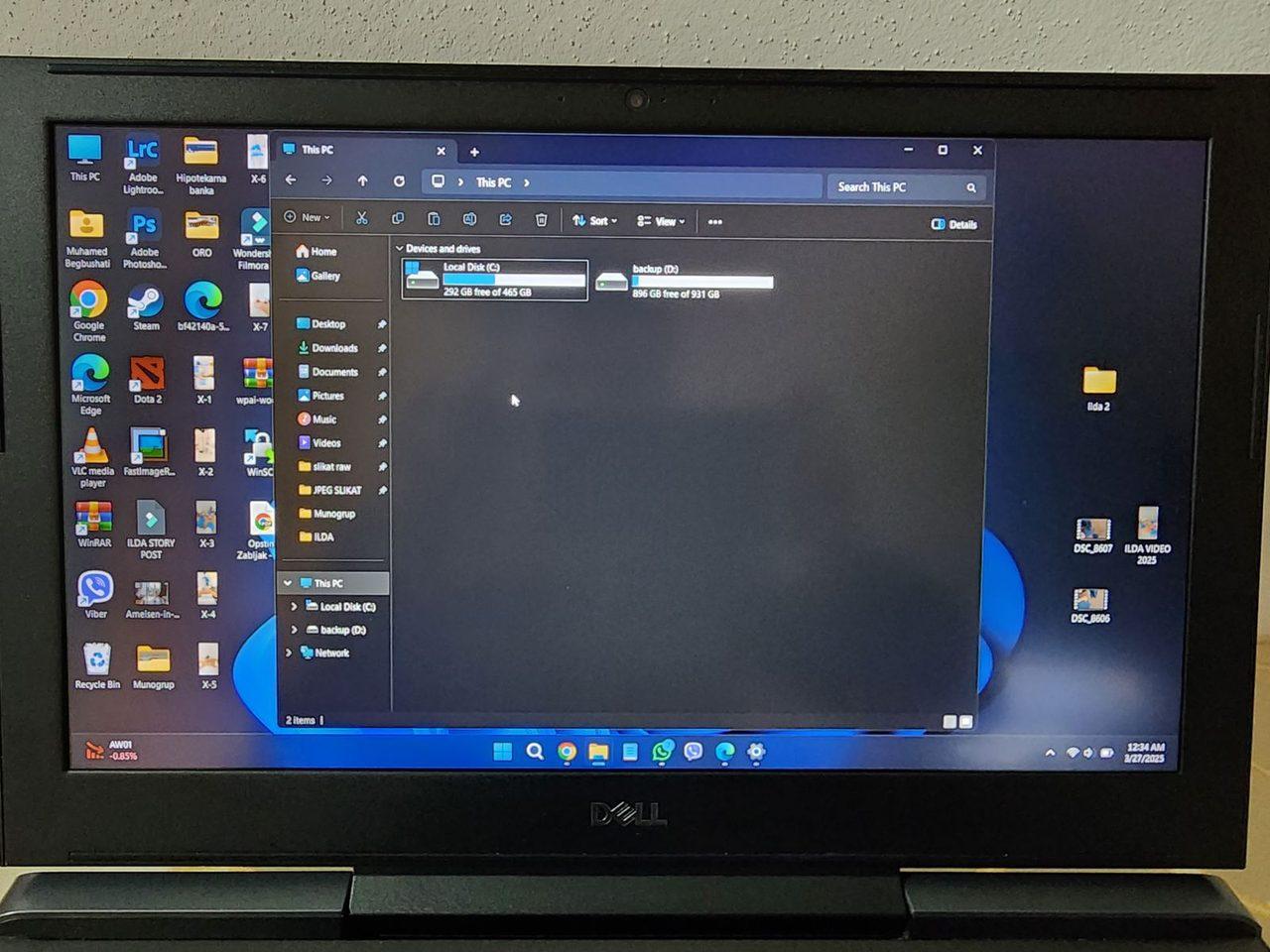 Dell G5 5587 (i7, GTX 1050 Ti) – Korišćen, u odličnom stanju! (fotografija 2)