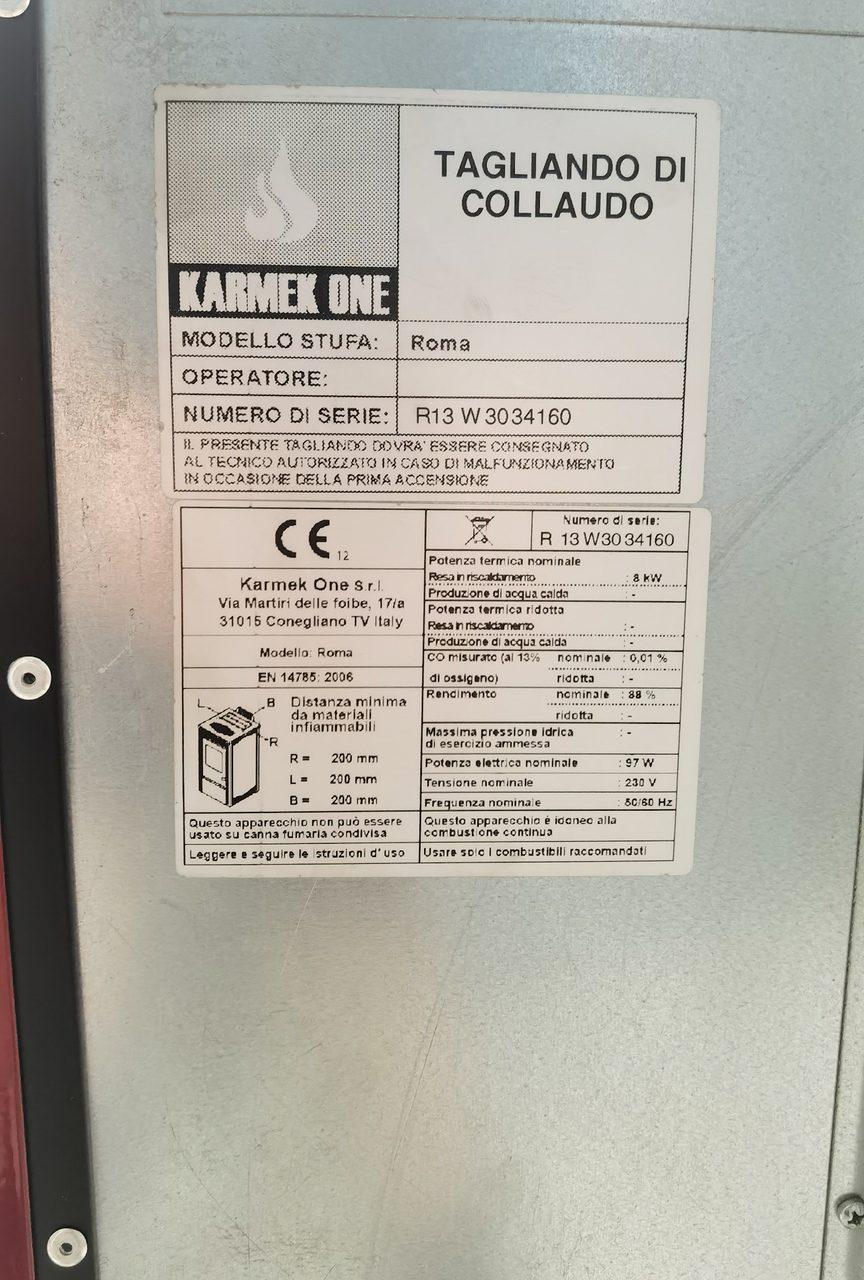 Peć na pelet Karmek One - Roma 8kW (fotografija 4)